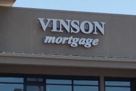 Exterior Sign for Vinson Mortgage