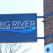 Big River Running Companies blade Sign