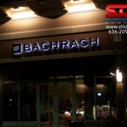 BACHRACH wall sign and blade sign